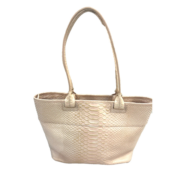 Dooney & Bourke Large Zip Tote Woman's Bag Blush Embossed Leather Old Money - Picture 1 of 13